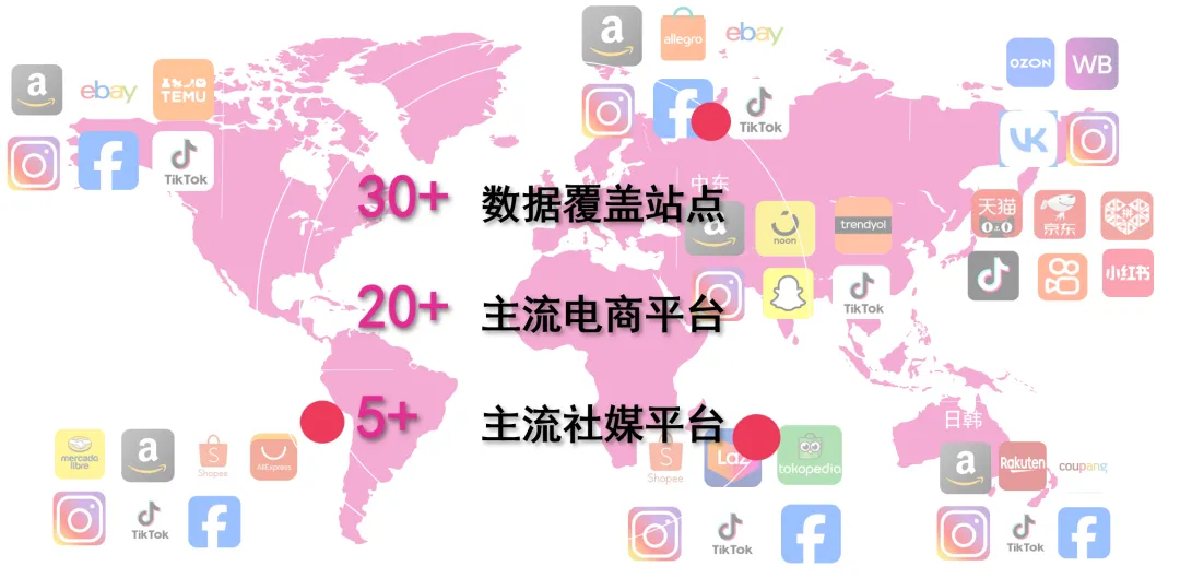 全球覆盖站点与平台分布图