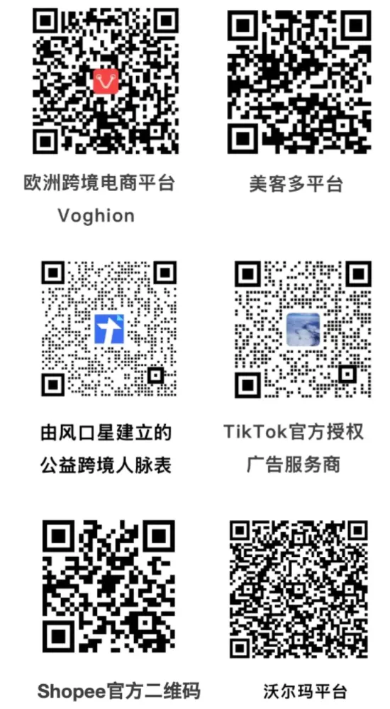 平台与行业资源二维码集合